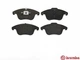 Колодки гальмові BREMBO P24076 Land Rover Freelander; Ford Mondeo, Galaxy, S-Max; Volvo S80, V70, S60, V60, XC70; Jaguar XE ME6G9J2K021AA, LR004936, BG912K021AA - зображення 2