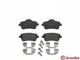 Гальмівні колодки BREMBO P50099 Mercedes M-Class, GLE-Class, GLA-Class, GL-Class, A-Class, CLA-Class, GLS-Class A0074207820, A0074207720, A0064206820 - зображення 2