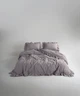 Постільна білизна Limasso Stonewashed Exclusive Ranforse сімейний Opal Grey - зображення 1