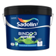 Латексная краска Sadolin Bindo 3 для стен и потолка Белая BW 9 л - изображение 1