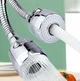 Насадка на кран для економії води 1/2" Faucet Pressurized аератор на кран 360° + перехідник 21-23мм - зображення 3