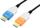 Kable Accura Premium AOC HDMI 2.1 8K 5m White-Black (5904726981658) - obraz 1