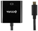 Адаптер Accura USB-C - HDMI M/F 0.15m Black (5904726952634) - зображення 2