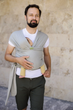 Chusta do noszenia dziecka Boba Wrap Serenity Light Grey (854086005660) - obraz 10