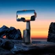 Підставка з трекером руху HOCO K26 Smart camera gimbal Black - изображение 9