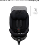 Fotelik samochodowy Kinderkraft XRIDER 2 i-Size Black (KCXRID02BLK0000) - obraz 9