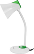 Lampa biurkowa Esperanza E27 Polaris Biała z zielonym (ELD111G) - obraz 2