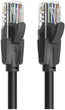 Patchcord Vention Cat 6 UTP 5 m Black (6922794741089) - obraz 1