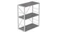 Этажерка 3/60 Ferrum-decor Серии Конект 75x60x28 белый ДСП Бетон 16мм (FRD-104262) - изображение 5