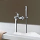 Змішувач для ванни Grohe Get довж. виливу - 164мм, неповоротний, 1 важіль, хром - зображення 4