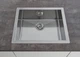 Мийка кухонна Grohe K700, нерж.сталь, прямокут., без крила, 550x450x200мм, чаша - 1, уніврсальна, нержавіюча сталь - зображення 3