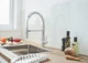 Мийка кухонна Grohe K700, нерж.сталь, прямокут., без крила, 550x450x200мм, чаша - 1, уніврсальна, нержавіюча сталь - зображення 5