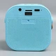 Беспроводная караоке колонка с 2-мя микрофонами и RGB Sing-e ZQS K12 Mini AUX, TF, USB, FM Голубой 57228 - изображение 2