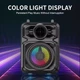 Портативная беспроводная колонка Sing-e ZQS1361 Mini RGB с микрофоном 8W 1200mAh Черный 57783 - изображение 9