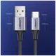 Кабель UGREEN US288 USB 2.0 Male to Type-C Male Cable Aluminum Braid 3m Space Grey (UGR-60408) - изображение 6