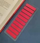 Полупрозрачные пластиковые стикеры для книг, 200 штук, однотонные стикеры-закладки, стикеры для книг и блокнотов, липкие закладки. з-205 - изображение 3