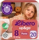 Підгузки-трусики Libero Up&Go розмір 8 (19-30 кг) 20 шт (7322542271346) - изображение 1