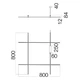 Системи SM 8878 Cube base 800*800 Black 100W - изображение 2