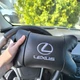 Набор автоподушек Lexus кожа Италия+ подарок, Автоподушки Лексус с вышивкой - изображение 8