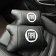 Набор подушек Fiat из натуральной кожи + вышивка логотипа и кожаный брелок в подарок - изображение 5