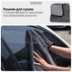 Набор автомобилиста для мойки и ухода за авто JoyPoint 10 предметов: автомобильная щётка очиститель дисков мочалка варежка микрофибра тряпка губка аппликатор автополотенце щёточка для детейлинга автомобиля с сумкой знак аварийной остановки (JPSET09) - изображение 4