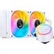 СВО Jonsbo TG-240 White (Intel LGA1700/12 В00/115X/2011; AMD AM4/AM5/4PIN PWM) (TG-240 White) - изображение 1