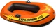 Лодка надувная Intex 58329-2 одноместная Explorer 100 147х84 см из винила с веслами и ручным насосом 2-х камерная Оранжевая (33-9-58329-2) - изображение 2