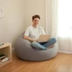 Кресло надувное для помещения Intex 68579 из ПВХ 107х104х69 см с велюровым покрытием до 100 кг Серое (33-9-68579) - изображение 5