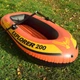 Лодка надувная Intex 58331 Explorer 200 Set полуторная из винила 185х94 см с веслами и мини насосом 2-х камерная Оранжевый (33-9-58331) - изображение 10