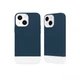 Протиударний силіконовий чохол 2in1 Matte на iPhone 13 синьо-білий - изображение 1