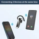 Беспроводная bluetooth гарнитура New Bee LC-B41 HD Call с шумоподавлением Black - изображение 8