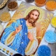 Набір для вишивання бісером Art-Millennium. N-0559 Ісус в колоссі 12х16 см - изображение 2