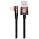 Кабель Baseus MVP 2 USB - Lightning (M/M), 2.4A, 1 м Black/Red (CAVP000020) - изображение 3