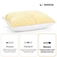 Пуховая подушка MirSon №1802 Bio-Beige 90% пух упругая 50х70 см (2200003011814) - изображение 13