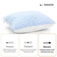 Подушка пуховая MirSon KARMEN №1805 "Bio-Blue" 90% Bio пух 60х60 см Высокая (2200003011913) - изображение 4