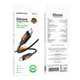 Кабель синхронізації Borofone BX114 Silicone Type-C to Type-C 60W/3A 1 м Black (35940_3605850) - зображення 3