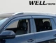 Дефлектори вікон вітровики Volkswagen Atlas 19- з чорним молдингом нерж WELLVISORS Фольксваген Атлас WT0038326 - зображення 9