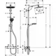Душова система з термостатом HANSGROHE Crometta S240 27267000 - изображение 9