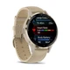 Смарт-часы Garmin Venu 3S Soft Gold S. Steel Bezel w. French Gray Case and Leather Band (010-02785-55) - изображение 2