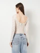 Боди-блуза женская H&M 1156379 S Белая (2000001633168) - изображение 2