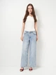 Боди-футболка женская H&M 1178038 S Белая (2000001633540) - изображение 3