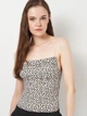 Боди-майка женская H&M 1163005_горошек S Бежевая (2000001633755) - изображение 4