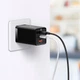 Мережевий зарядний пристрій адаптер BASEUS GaN5 Pro Fast Charger |1USB/2Type-C, PD/QC4.0, 65W/3A| + кабель USB Type-C to USB Type-C |1m, до 100W (20V/5A)| Чорний - зображення 5