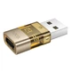 Адаптер перехідник Hoco UA36C, USB to Type-C, gold - зображення 1