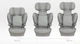Дитяче автокрісло MoMi MEI Light grey Isofix для дітей ростом 100-150 см, широке автокрісло з ізофікс, автокрісло дитяче Isofix для авто, крісло в авто для дітей - зображення 5