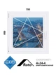 700*850, окно металлопластиковое, Veka WHS72 / Roto / 4i-24-4, левое открывание, VEKA - изображение 1