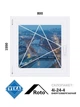 800*1550, окно металлопластиковое, Veka WHS72 / Roto / 4i-24-4, левое открывание, VEKA - изображение 1