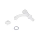 BW 0221 Смеситель для раковины White однорычажный литой BRINBW0221 Brinex - изображение 7