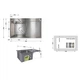 Lidz Handmade H7849R Мойка для кухни интегрированная Brushed Steel, 3,0/1,0 мм, крыло справа LDH7849BRUR45591 - изображение 2