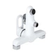 Змішувач для ванни Latwa 006, White (k35) з душовим гарнітуром LDLAT006WHI45424 Lidz - зображення 3